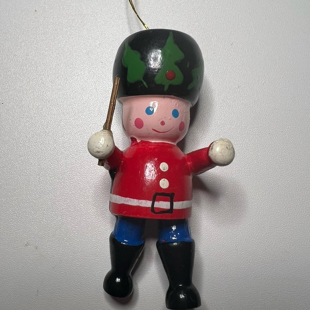 Vintage Wooden Ornament‎ 1960s